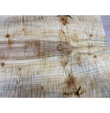 Клён Американский Волнистый заготовка на топ Смешанный АА Волна ААА 20х195х540 мм - 2 шт. (книжкой) АКЦИЯ-7