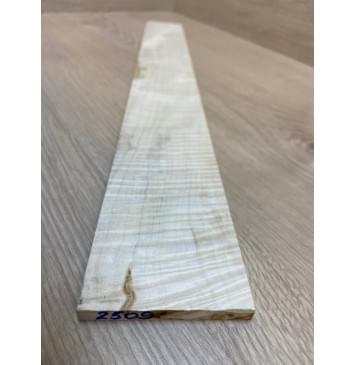 Клён Белый Явор, Волнистый заготовка накладки для электрогитары Радиал А Волна ААА 7.8х73-63х535 мм (АКЦИЯ)-5