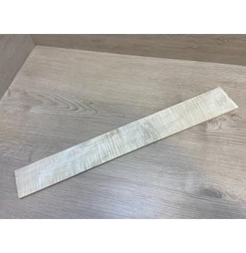 Клён Белый Явор, Волнистый заготовка накладки для электрогитары Радиал А Волна ААА 7.8х73-63х535 мм (АКЦИЯ)-6