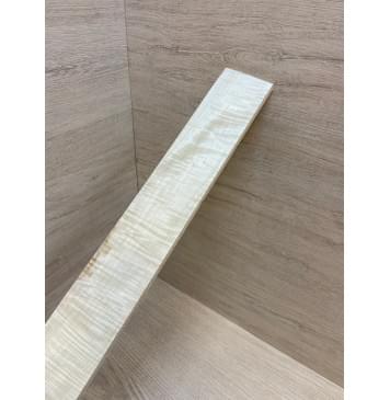 Клён Белый Явор, Волнистый заготовка накладки для электрогитары Радиал А Волна ААА 7.8х73-63х535 мм (АКЦИЯ)-4