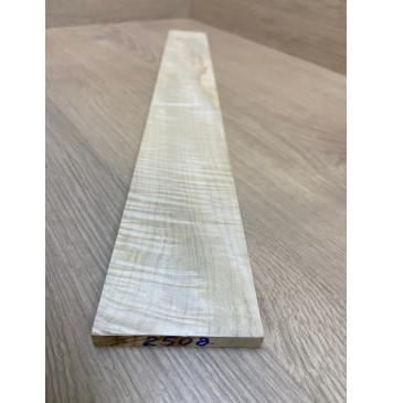 Клён Белый Явор, Волнистый заготовка накладки для электрогитары Радиал А Волна ААА 9х73-63х535 мм (АКЦИЯ)-10