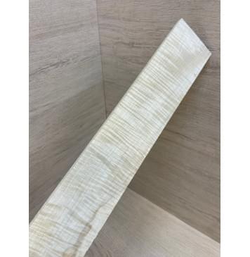 Клён Белый Явор, Волнистый заготовка накладки для электрогитары Радиал А Волна ААА 9х73-63х535 мм (АКЦИЯ)-7