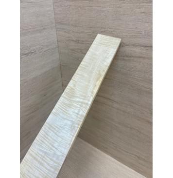 Клён Белый Явор, Волнистый заготовка накладки для электрогитары Радиал А Волна ААА 9х73-63х535 мм (АКЦИЯ)-10