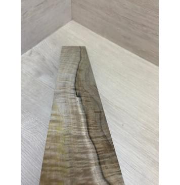 Орех Грецкий Волнистый Заболонь заготовка накладки для электрогитары Смешанный ААА Волна АА 9х75-72х485 мм (АКЦИЯ)-9