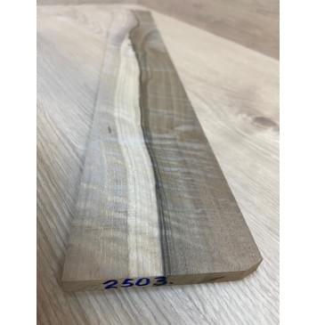 Орех Грецкий Волнистый Заболонь заготовка накладки для электрогитары Смешанный АА Волна АА 9.2х94-79х590 мм (АКЦИЯ)-6