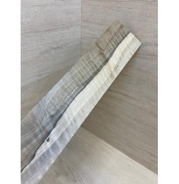 Орех Грецкий Волнистый Заболонь заготовка накладки для электрогитары Смешанный АА Волна АА 9.2х94-79х590 мм (АКЦИЯ)-12