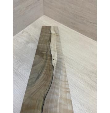 Орех Грецкий Волнистый Заболонь заготовка накладки для электрогитары Смешанный АА Волна АА 9.2х94-79х590 мм (АКЦИЯ)-1