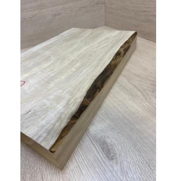 Клён Американский заготовка корпуса для Тревел гитары Тангент АА 56х338-290х430-440 мм - (Массив) Уценка-трещина-7