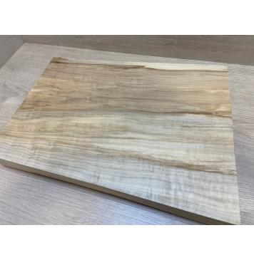 Клён Американский заготовка корпуса для Тревел гитары Тангент АА 56х338-290х430-440 мм - (Массив) Уценка-трещина-9