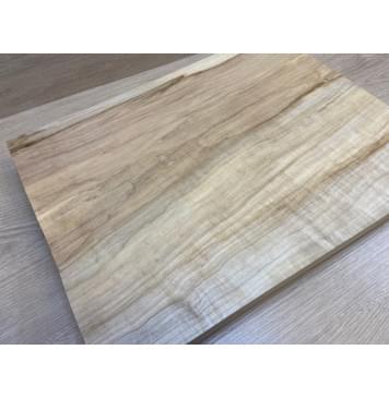 Клён Американский заготовка корпуса для Тревел гитары Тангент АА 56х338-290х430-440 мм - (Массив) Уценка-трещина-10