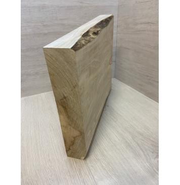 Клён Американский заготовка корпуса для Тревел гитары Тангент АА 56х338-290х430-440 мм - (Массив) Уценка-трещина-2