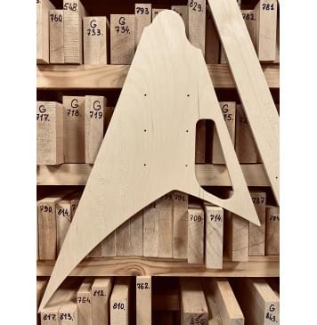 Jackson X Series Rhoads RRX24, 25,5", гриф на болтах (Bolt-On), Heel cut, Floyd Rose FRTS2000, 24 лада, комплект для фрезеровки гитары, фанера 8мм-11