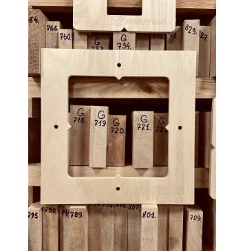 Комплект шаблонов для фрезерования тремоло Floyd Rose Gotoh 1996-1