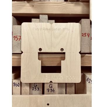 Комплект шаблонов для фрезерования тремоло Floyd Rose Gotoh 1996-4