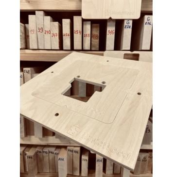 Комплект шаблонов для фрезерования тремоло Floyd Rose Gotoh 1996-8