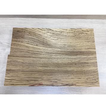 Зебрано заготовка корпуса Рад А 47х177х520-530 мм 2 шт. (червоточины)-0