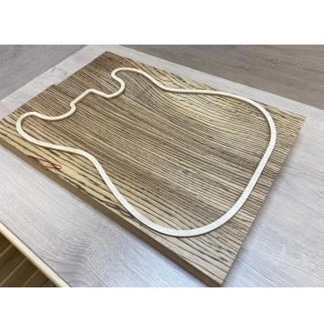 Зебрано заготовка корпуса Рад А 47х177х520-530 мм 2 шт. (червоточины)-7