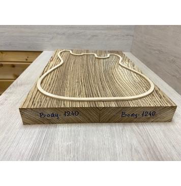 Зебрано заготовка корпуса Рад А 47х177х520-530 мм 2 шт. (червоточины)-8