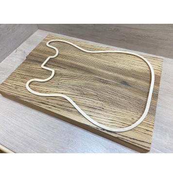 Зебрано заготовка корпуса Рад А 47х177х520-530 мм 2 шт. (червоточины)-1