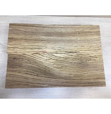 Зебрано заготовка корпуса Рад А 47х177х520-530 мм 2 шт. (червоточины)-4