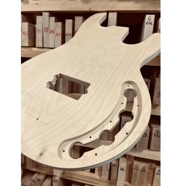 Music Man Classic StingRay 4, полный комплект для фрезеровки гитары, фанера 8мм-5