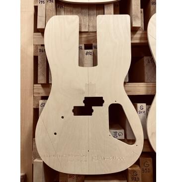 Charvel Model 1B Bass Red 1980's Japan, полный комплект для фрезеровки гитары, фанера 8мм-9