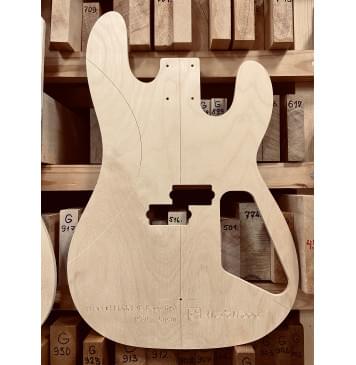 Charvel Model 1B Bass Red 1980's Japan, полный комплект для фрезеровки гитары, фанера 8мм-6