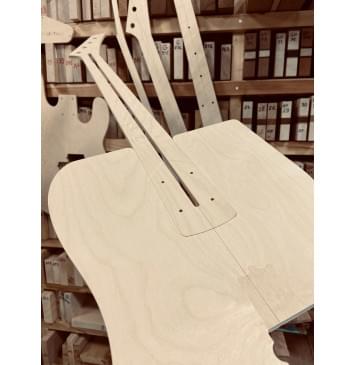 Charvel Model 1B Bass Red 1980's Japan, полный комплект для фрезеровки гитары, фанера 8мм-5