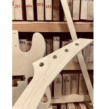 Charvel Model 1B Bass Red 1980's Japan, полный комплект для фрезеровки гитары, фанера 8мм-1