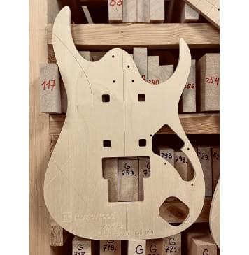 Шаблоны Ibanez RG (Floyd Rose Gotoh 1996 + Fixed Bridge Gotoh GTC-101), комплект для фрезеровки гитары, фанера 8мм-1