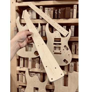 Шаблоны Ibanez RG (Floyd Rose Gotoh 1996 + Fixed Bridge Gotoh GTC-101), комплект для фрезеровки гитары, фанера 8мм-4