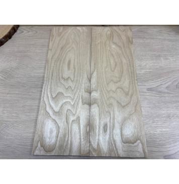 Ясень Белый заготовка на топ для Тревел гитары Тангент ААА 7х147х430 мм - 2 шт.(книжкой)-2