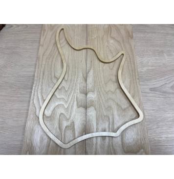 Ясень Белый заготовка на топ для Тревел гитары Тангент ААА 7х147х430 мм - 2 шт.(книжкой)-1