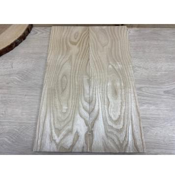 Ясень Белый заготовка на топ для Тревел гитары Тангент ААА 8х145х440 мм - 2 шт.(книжкой)-2