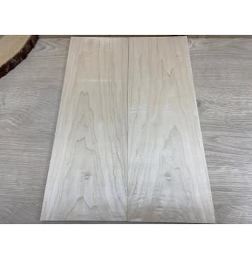 Клён Белый заготовка на топ для Тревел гитары Тангент АА 10х139х395 мм - 2 шт.(книжкой)-3