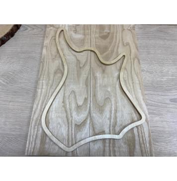 Ясень Белый заготовка на топ для Тревел гитары Тангент ААА 8х147х405 мм - 2 шт.(книжкой)-3