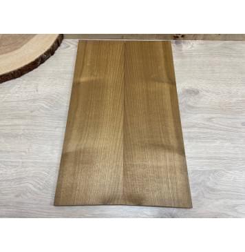 Клён Белый (Печёный) заготовка на топ для Тревел гитары Смешанный АА 9х132х435 мм - 2 шт.(книжкой)-0