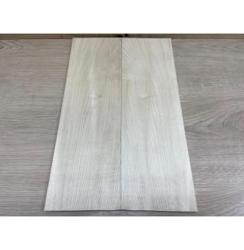 Клён Белый заготовка на топ для Тревел гитары Смешанный АА 8х130х420 мм - 2 шт.(книжкой)-2