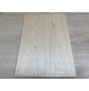 Клён Белый заготовка на топ для Тревел гитары Тангент АА 8х140х400 мм - 2 шт.(книжкой)-0