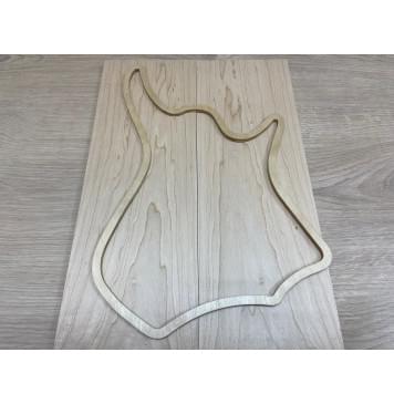 Клён Белый заготовка на топ для Тревел гитары Тангент АА 8х140х400 мм - 2 шт.(книжкой)-1