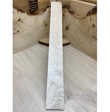 Клён Белый Явор, Волнистый заготовка накладки для электрогитары Тангент ААА Волна АА 11х70х610 мм-4