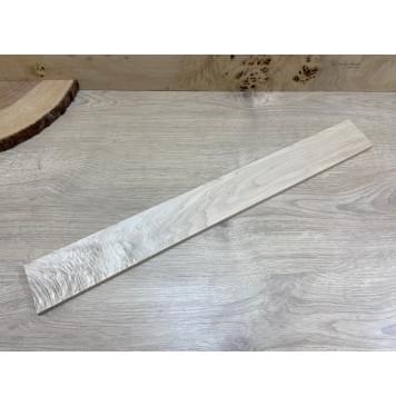 Клён Белый Явор, Волнистый заготовка накладки для электрогитары Тангент ААА Волна АА 11х70х610 мм-5