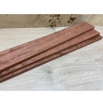 Бубинго заготовка накладки для бас-гитары Радиал АА 10х173х695 мм-1