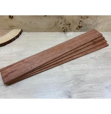 Бубинго заготовка накладки для бас-гитары Радиал ААА 9х80х695 мм-1