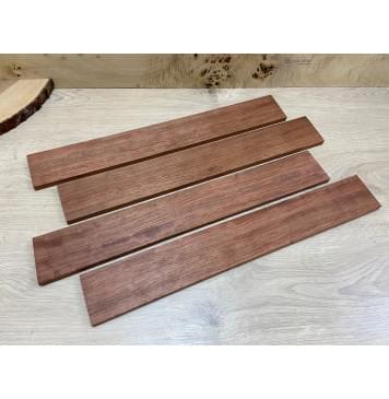 Бубинго заготовка накладки для электрогитары Смешанный ААА 10х71х505 мм-1