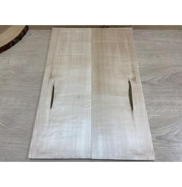 Клён Белый заготовка на топ Радиал А 10х172х515 мм - 2 шт. (книжкой)-0