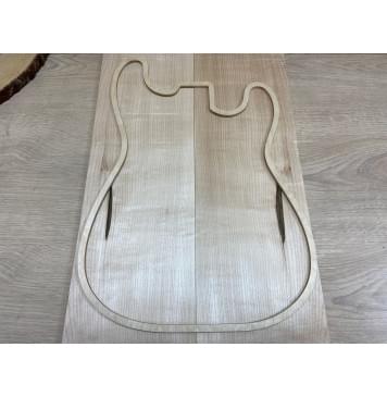 Клён Белый заготовка на топ Радиал А 10х172х515 мм - 2 шт. (книжкой)-4