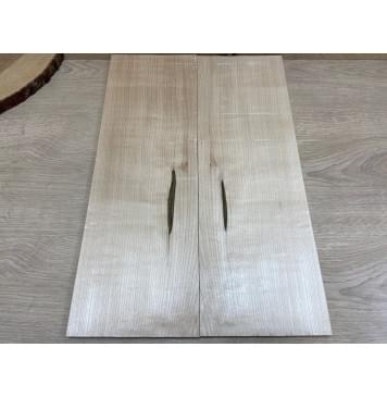 Клён Белый заготовка на топ Радиал А 10х172х515 мм - 2 шт. (книжкой)-3