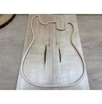 Клён Белый заготовка на топ Радиал А 10х172х515 мм - 2 шт. (книжкой)-2