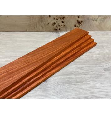 Падук заготовка накладки для электрогитары Смешанный А 11х62х555 мм-1